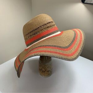 Tahari Wide brim women’s straw sun hat-one size